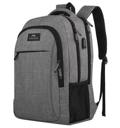Optima Premium Travel Laptop Backpack - 15.6 Inch, Water Resistant