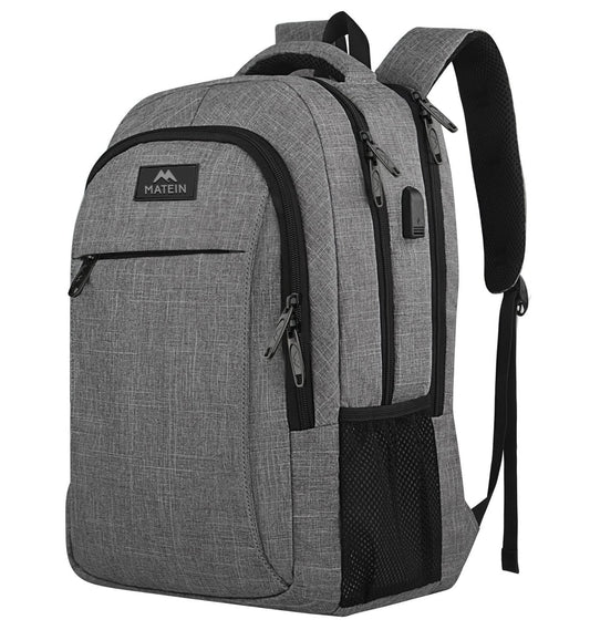 Optima Premium Travel Laptop Backpack - 15.6 Inch, Water Resistant