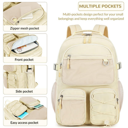 Optima Multi-Pocket Travel Backpack - 15.6" Laptop Compartment