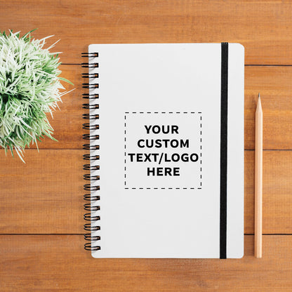 Optima Premium Recycled Spiral Notebooks - 100 Pack, 80 Pages
