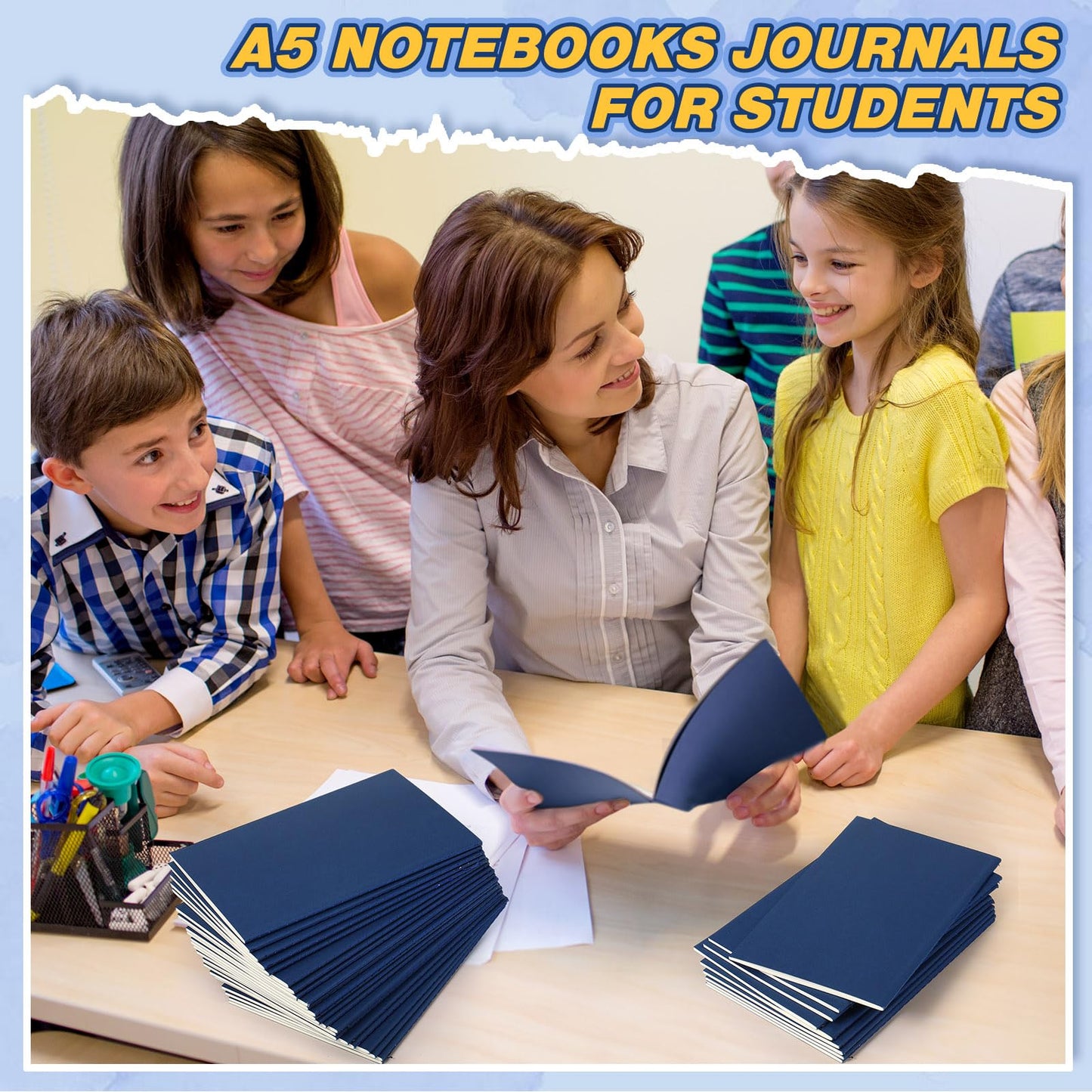 Optima Premium Kraft Paper Journals - 5.5"x8.3" Softcover Notebooks