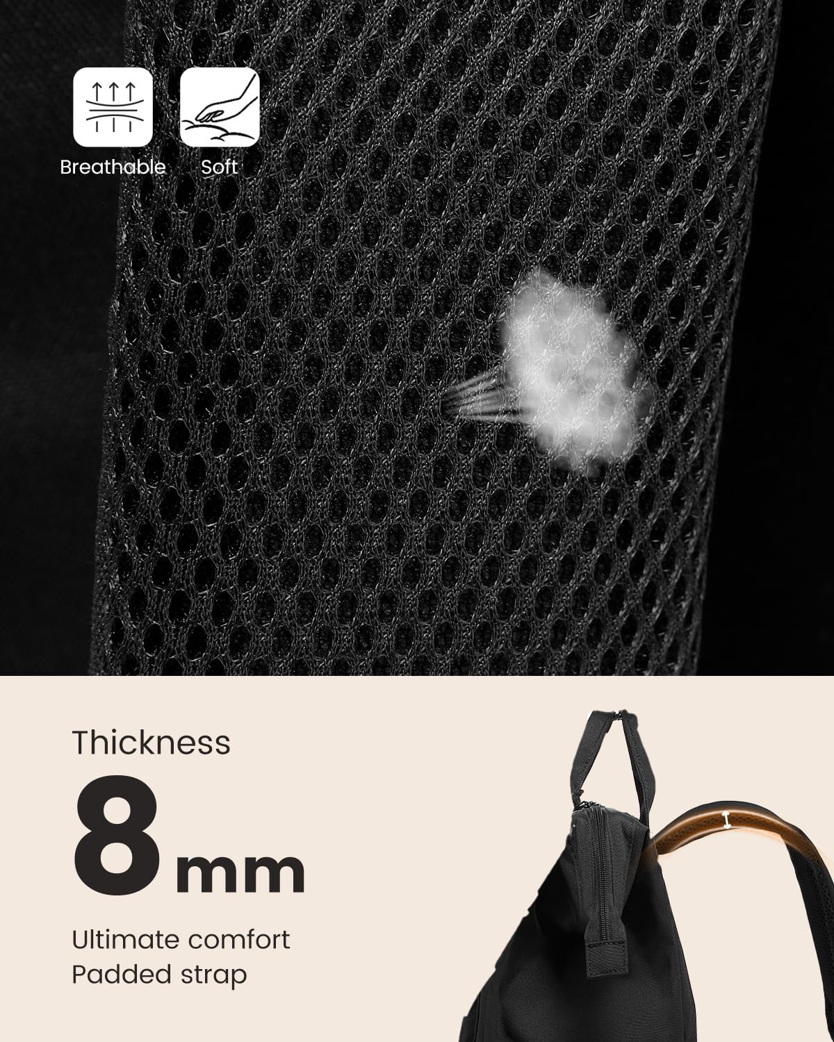 Optima Premium 15.6 Inch Laptop Backpack for Work & Travel