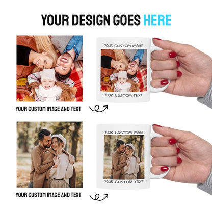 Optima Personalized Photo Coffee Mug - 11oz Custom Gift