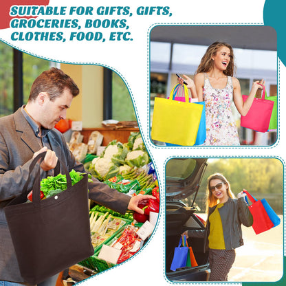 Optima Premium Reusable Tote Bag - 150 Pcs, Non-Woven, Multicolor