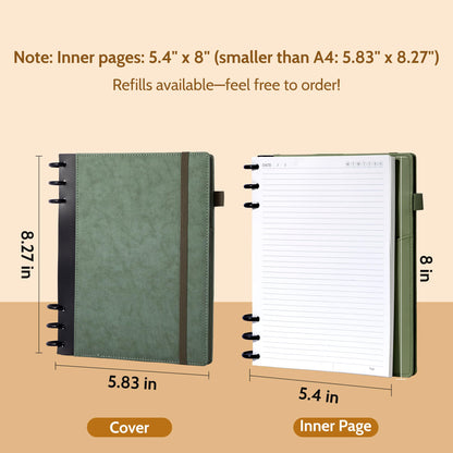 Optima Premium Hardcover Spiral Journal - 224 Pages, 6.3 x 8.7