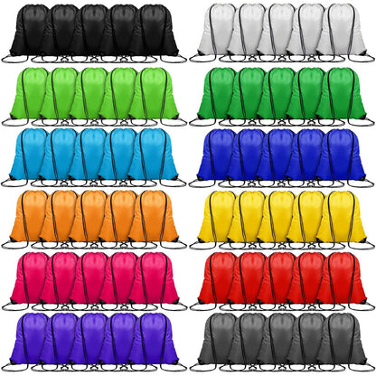 Optima Premium 60PCS Drawstring Backpack Set - Versatile Gym Bags