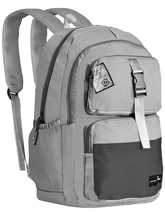 clouds love Laptop Backpacks 15.6 Inch College Cute Bookbag Anti Theft Women Casual backpack for Teen Girls (Grey)