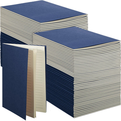 Optima Premium Kraft A5 Softcover Journals - 100 Pack, 60 Pages