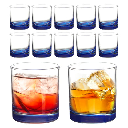 Optima Premium Whiskey Glass Set - 10.5 oz, Pack of 12