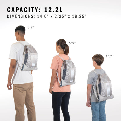Optima Premium Sackpack - 18 x 13.75-Inch, Durable Black Design