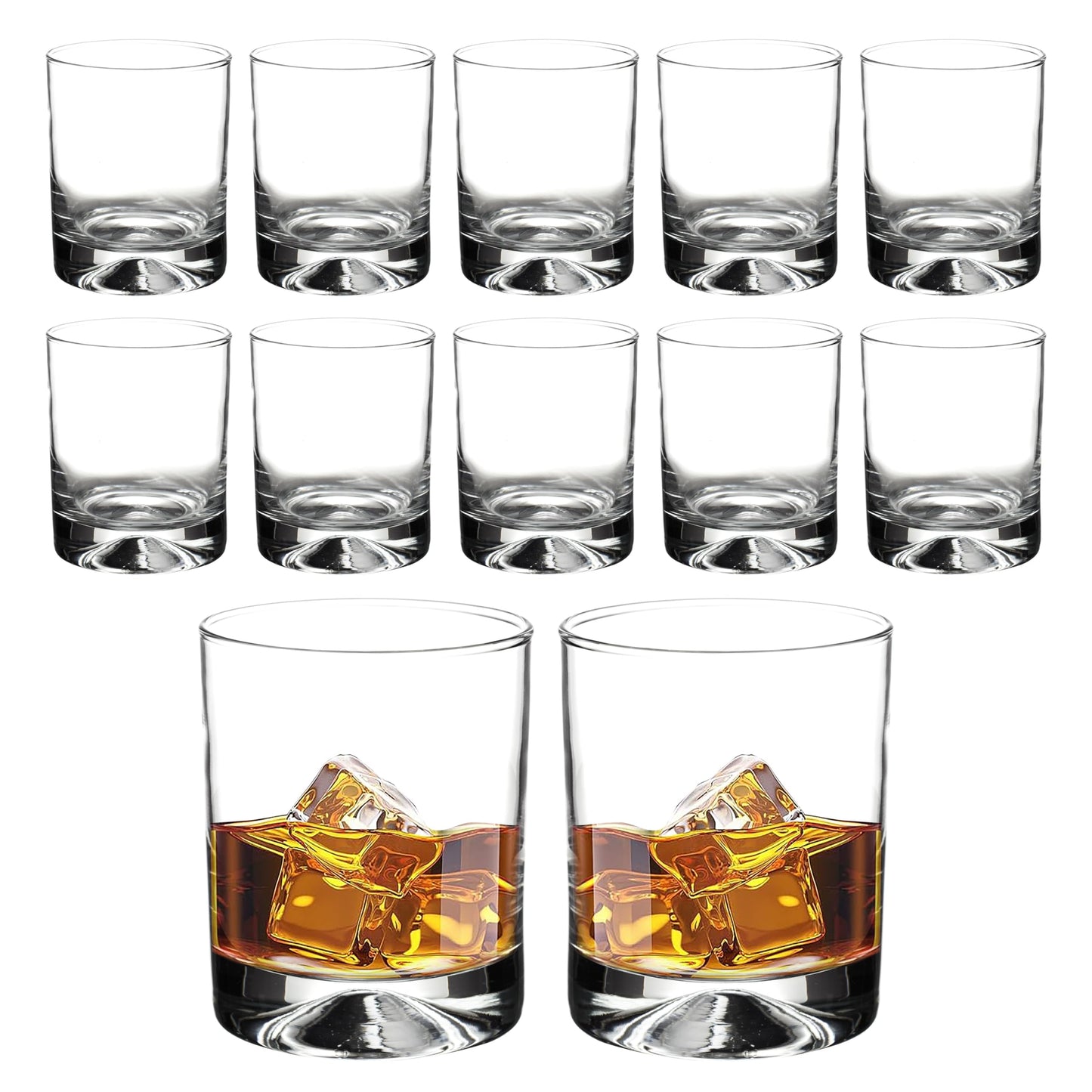 Optima Premium Whiskey Glass Set - 11.5 oz, Pack of 12