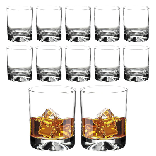 Optima Premium Whiskey Glass Set - 11.5 oz, Pack of 12