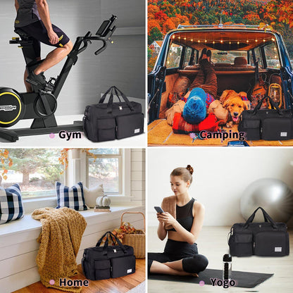 Optima Premium Gym Duffle Bag - 37L with Shoe Compartment