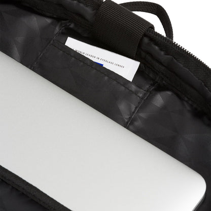 Optima Tech Elite 16” Laptop Backpack - USB, Travel-Ready, Black/Blue