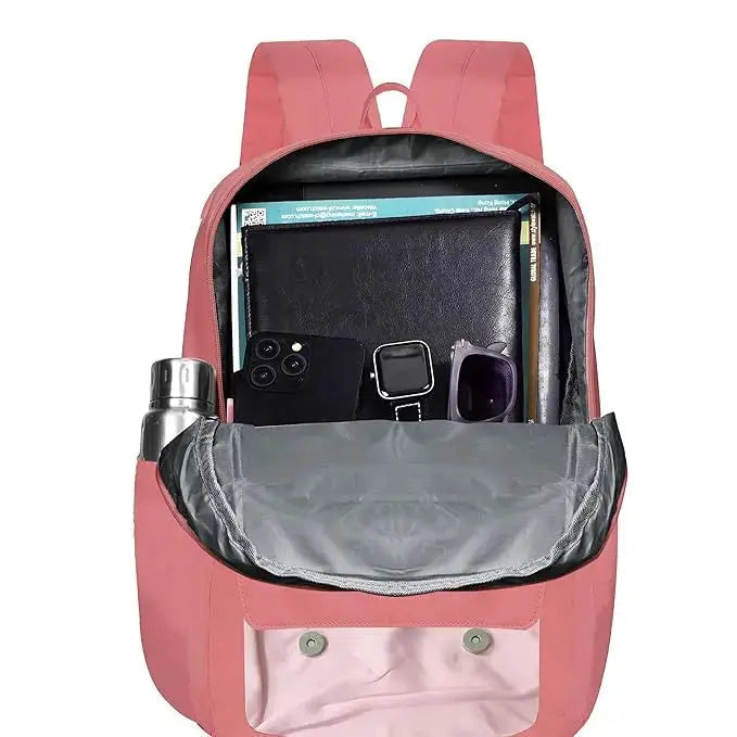 clouds love Backpacks 15.6 Inch College Cute Bookbag Anti Theft Women Casual School backpack for Unisex(Peach) Optima