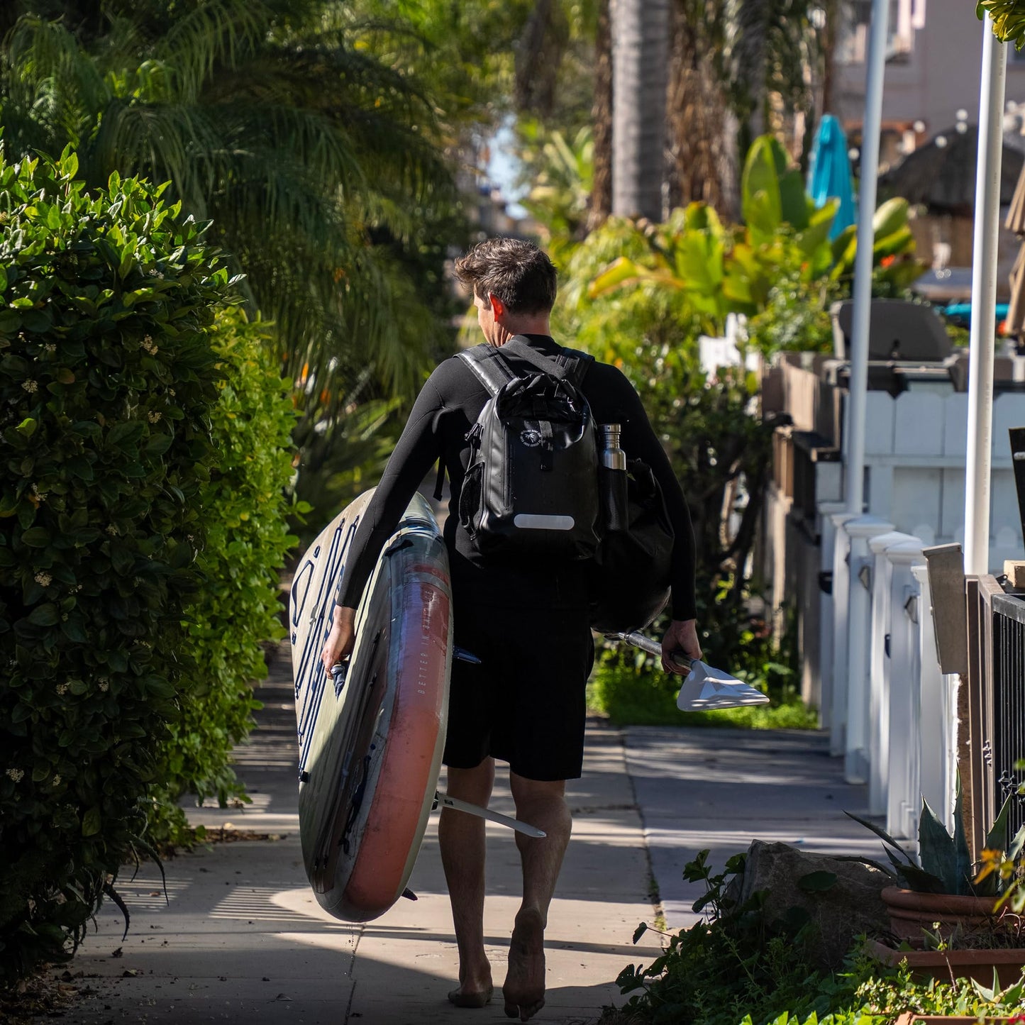 Optima Waterproof Surf Backpack - 25L Heavy Duty with Laptop Sleeve