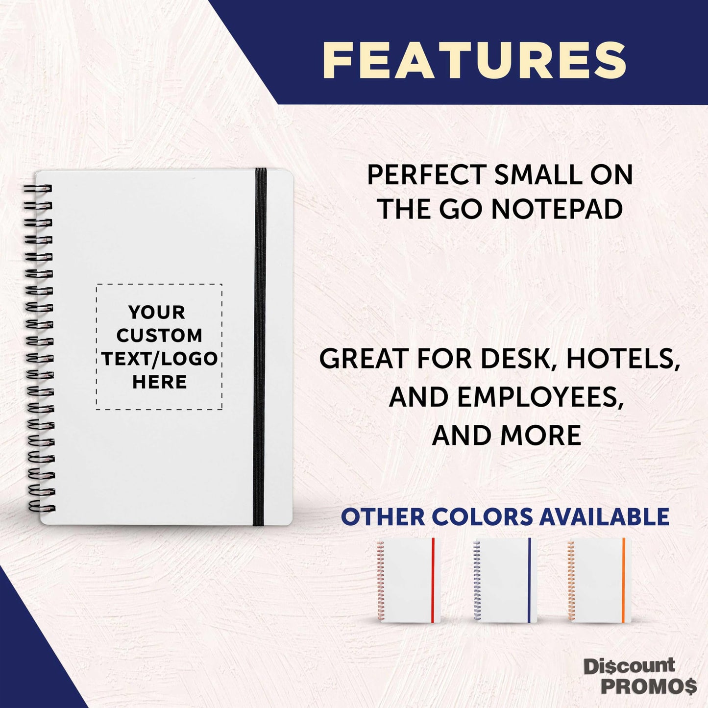 Optima Premium Recycled Spiral Notebooks - 100 Pack, 80 Pages