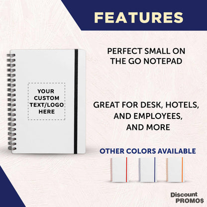 Optima Premium Recycled Spiral Notebooks - 100 Pack, 80 Pages