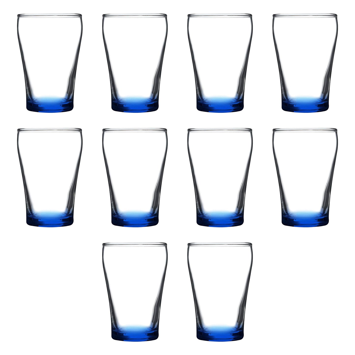 Optima Premium Beer Tasting Glass Set - 10 x 5.5 oz. Samplers
