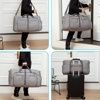 Optima Premium 40L Water-Resistant Duffel Bag with Shoe Compartment
