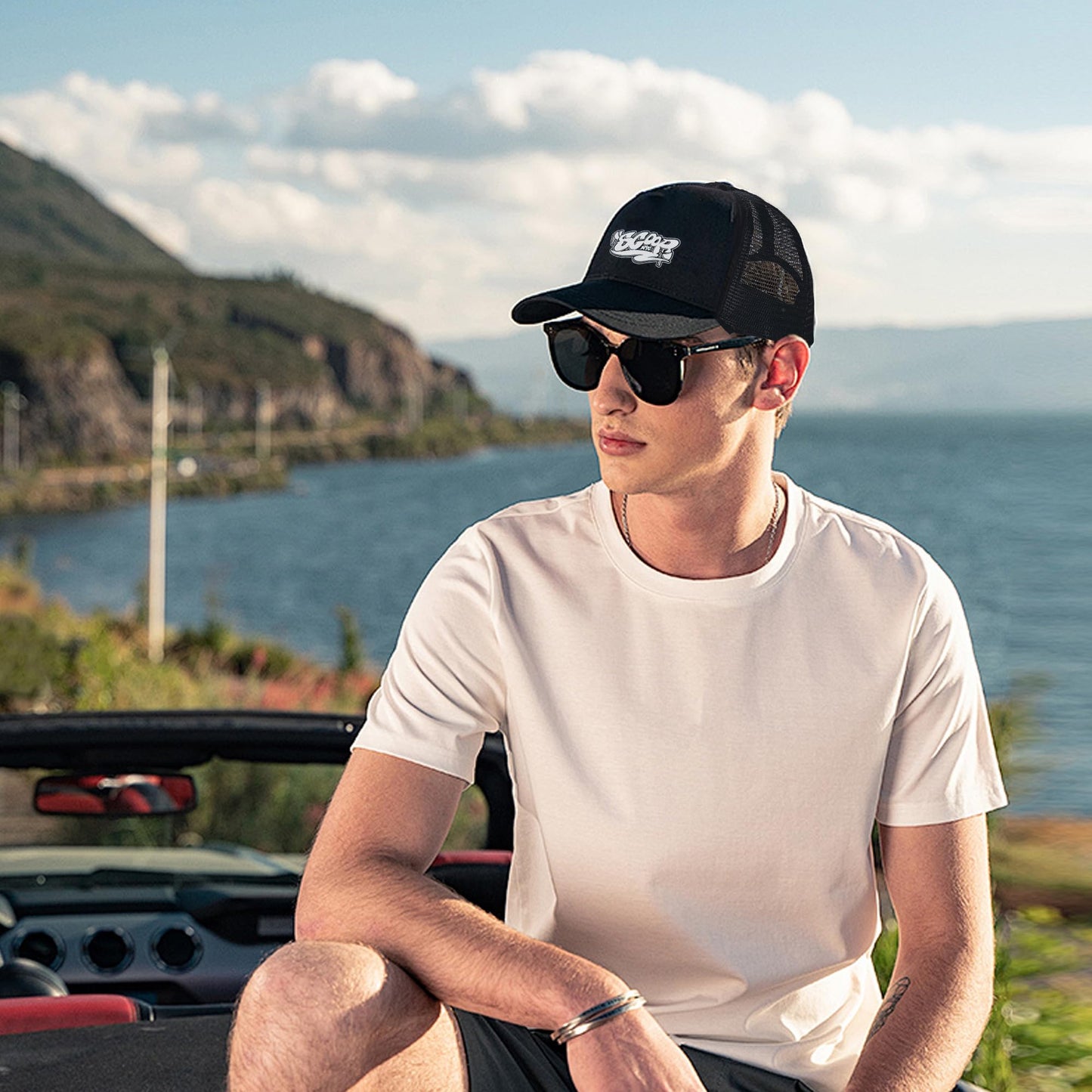 Optima Premium Mesh Trucker Hats - 15 Pack Customizable Blanks
