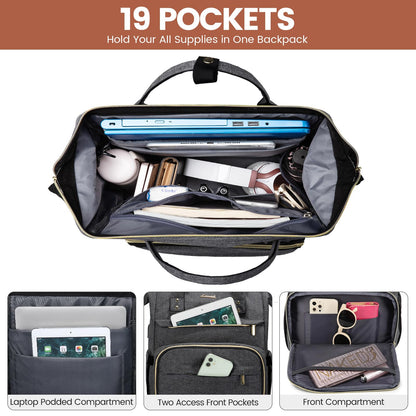 Optima Premium Travel Backpack - 40L, Beige-Khaki, Unisex Design