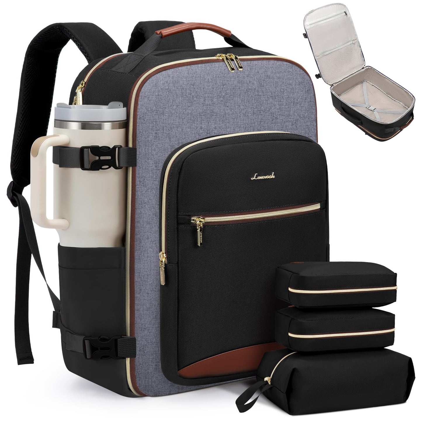 Optima Premium Travel Backpack - Large, Versatile Carry-On Essentials