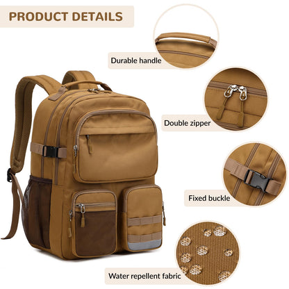 Optima Water-Resistant Backpack for Teens - Fits 15.6" Laptop
