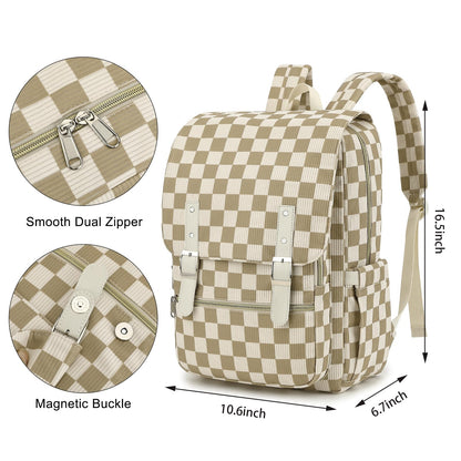 Optima Corduroy Travel Backpack - 15.6 Inch Women's Laptop Bag