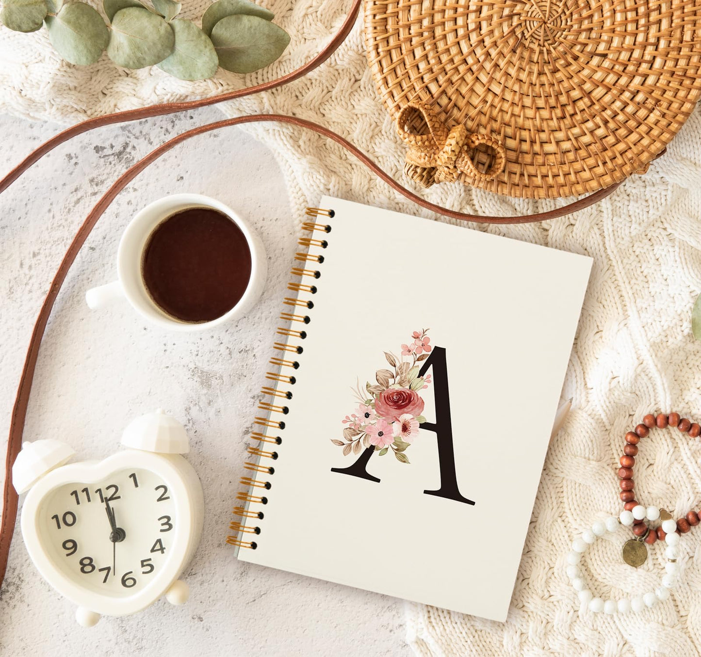 Optima Personalized Hardcover Spiral Notebook - 5.5 x 8.3