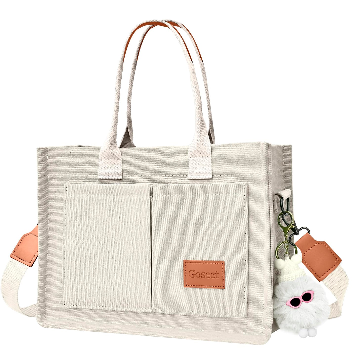 Optima Premium Canvas Tote Bag - Versatile Everyday Shoulder Bag