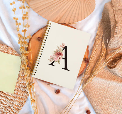 Optima Personalized Hardcover Spiral Notebook - 5.5 x 8.3