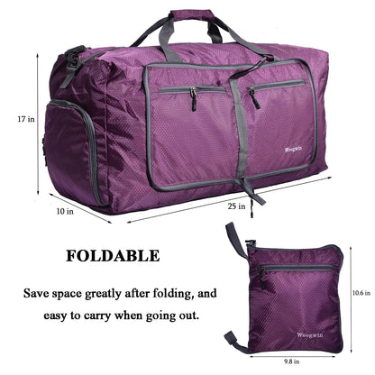 Optima Premium Waterproof 60L Travel Duffel Bag - Foldable & Versatile