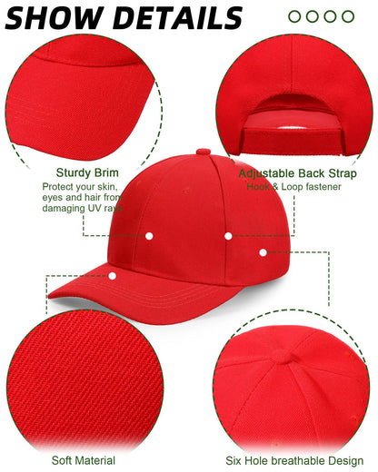 Optima Premium Adjustable Baseball Cap - 36 Pack Sublimation Hats