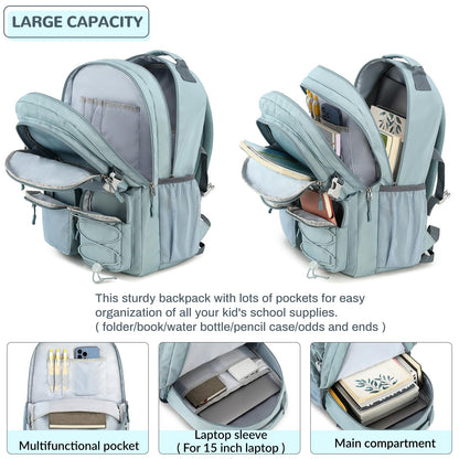 Optima Premium Multi-Pocket Travel Backpack - 15.6" Laptop Compartment