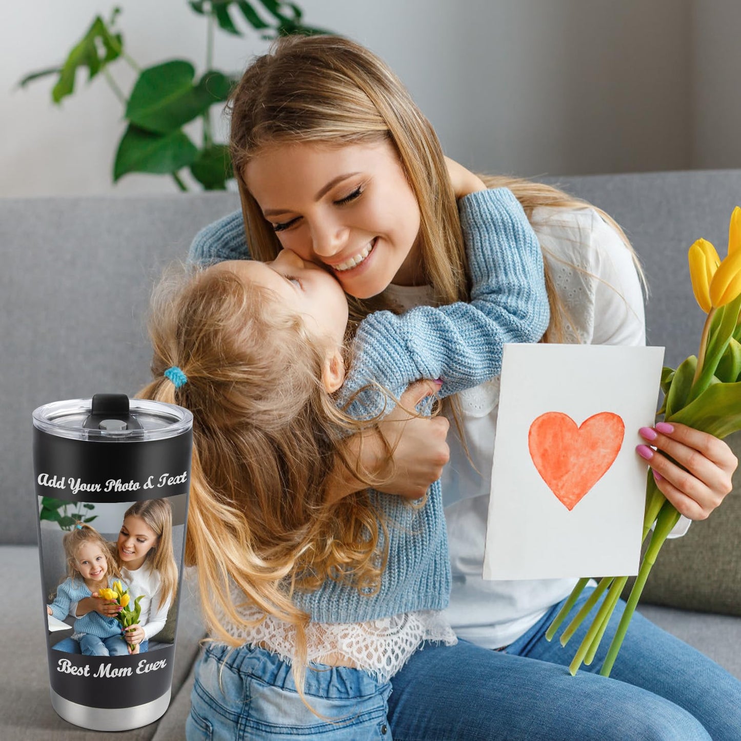 Optima Personalized 20oz Stainless Steel Coffee Tumbler - Custom Gift
