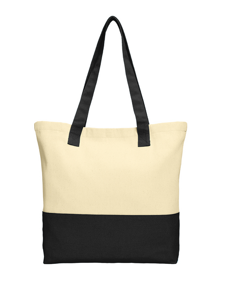 Daily Use Colorblock Cotton Tote Optima