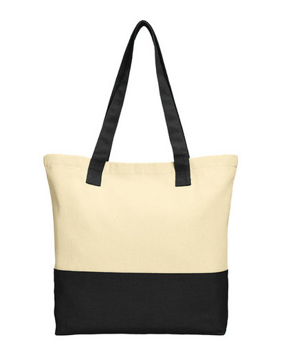 Daily Use Colorblock Cotton Tote Optima