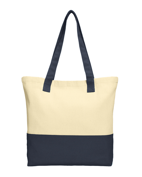 Daily Use Colorblock Cotton Tote Optima