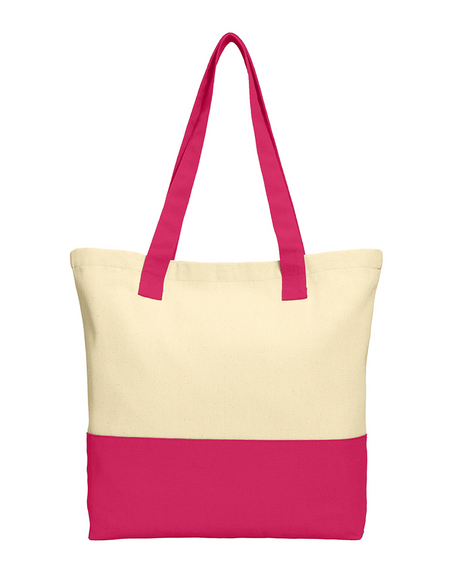 Daily Use Colorblock Cotton Tote Optima
