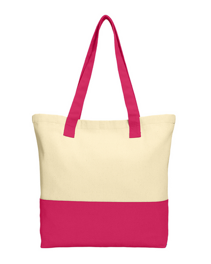Daily Use Colorblock Cotton Tote Optima
