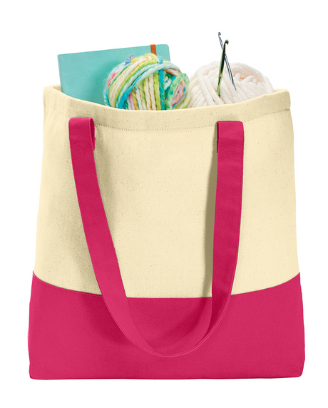 Daily Use Colorblock Cotton Tote Optima