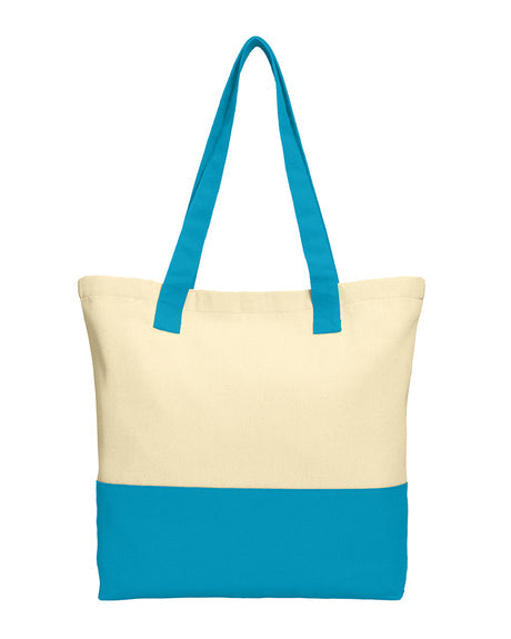 Daily Use Colorblock Cotton Tote Optima