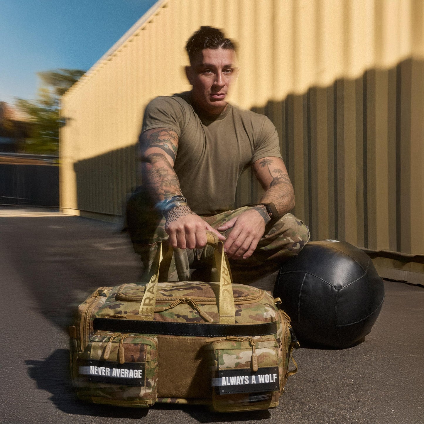 Optima Tactical 30L Duffle Bag - Waterproof with Shoe Compartment