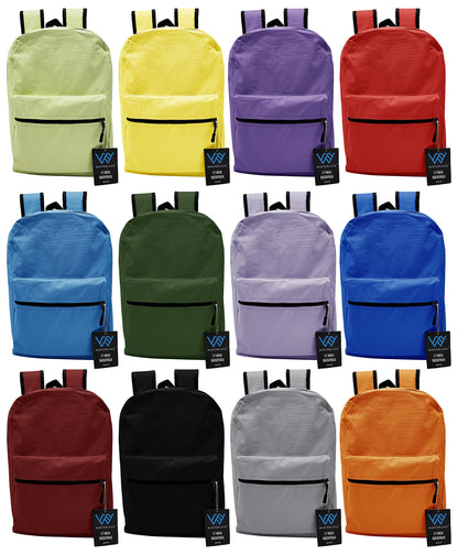 Optima Lightweight 17-Inch Backpack - 12 Pack for Events & Travel