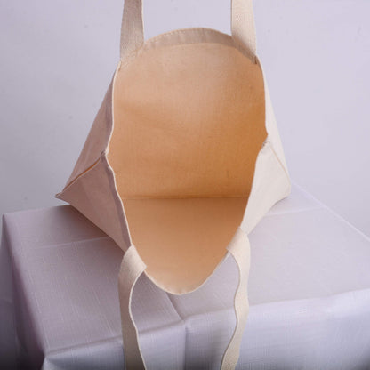 Optima Premium Cotton Canvas Tote Bag with Bottom Gusset