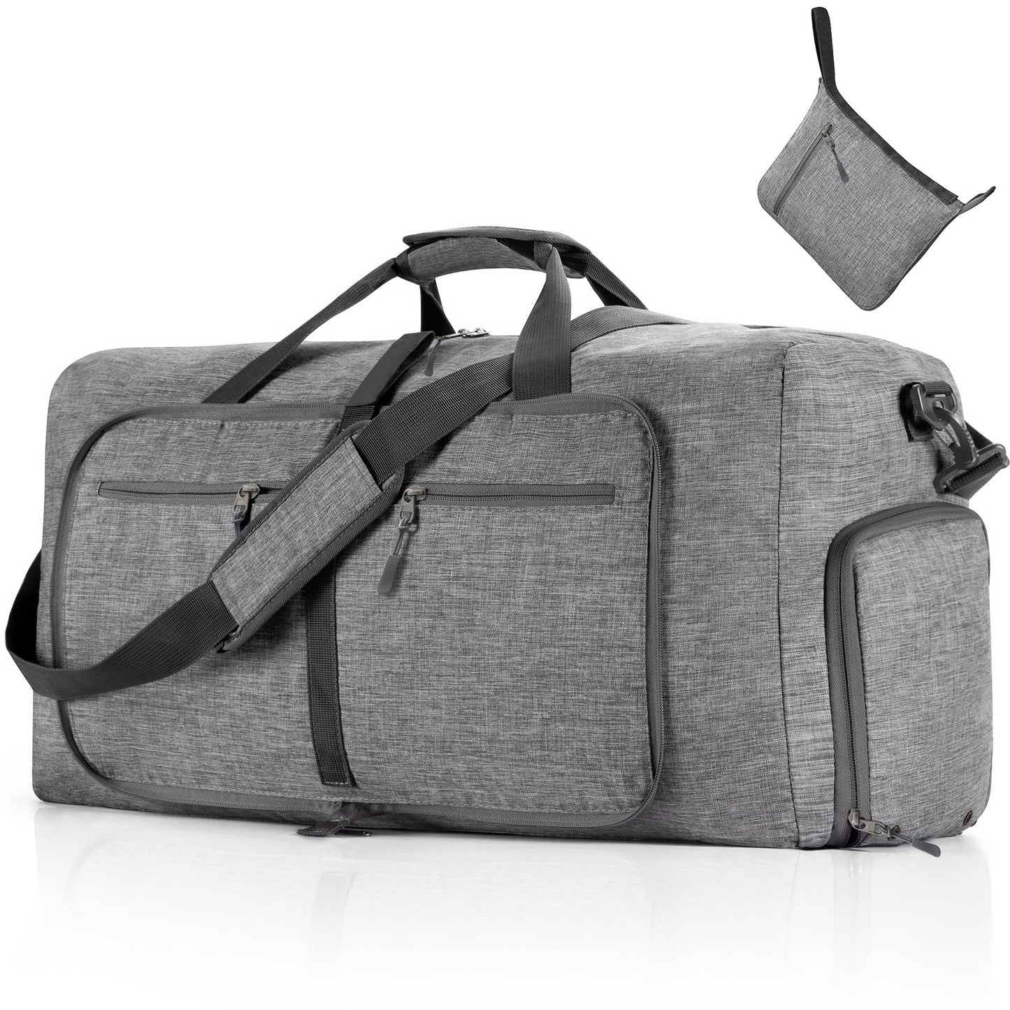 Optima Premium 40L Water-Resistant Duffel Bag with Shoe Compartment
