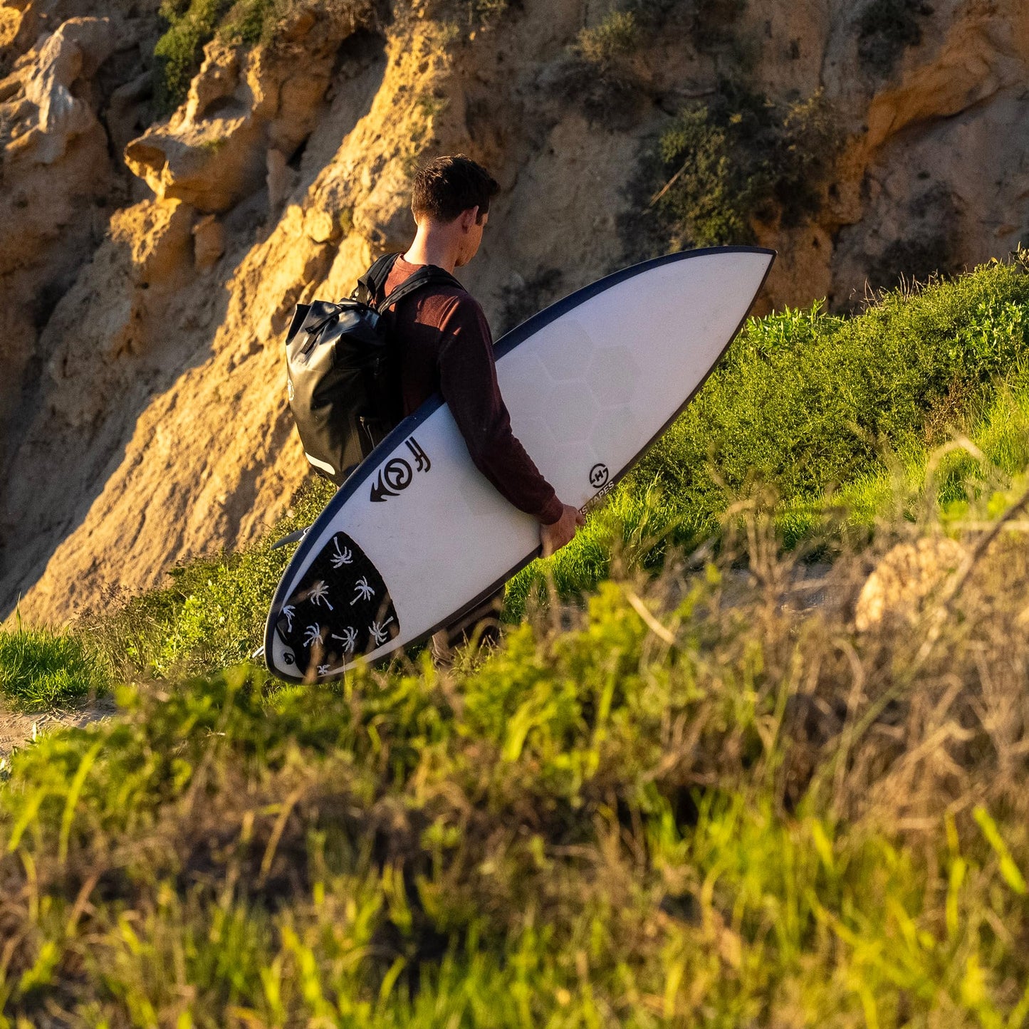 Optima Waterproof Surf Backpack - 25L Heavy Duty with Laptop Sleeve