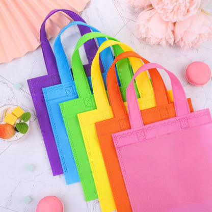 Optima Premium Non-Woven Tote Bags - 30 Pack, 20x20 cm, Reusable