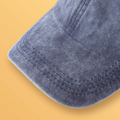 Optima Vintage Washed-Cotton Baseball Caps - Adjustable Unstructured Hats
